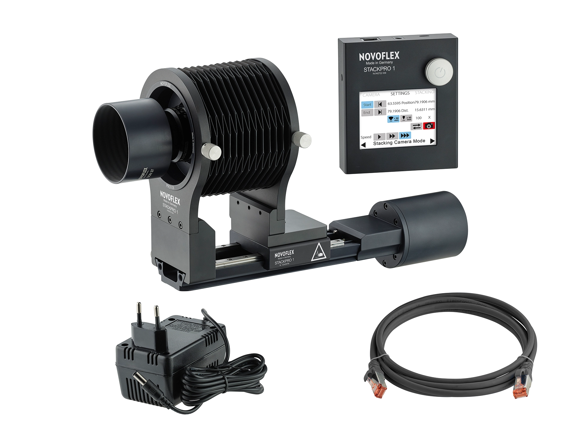 Universal Stackingkamera STACKPRO 1 Canon EOSR, Schneider Kreuznach Pyrite 4.5/90