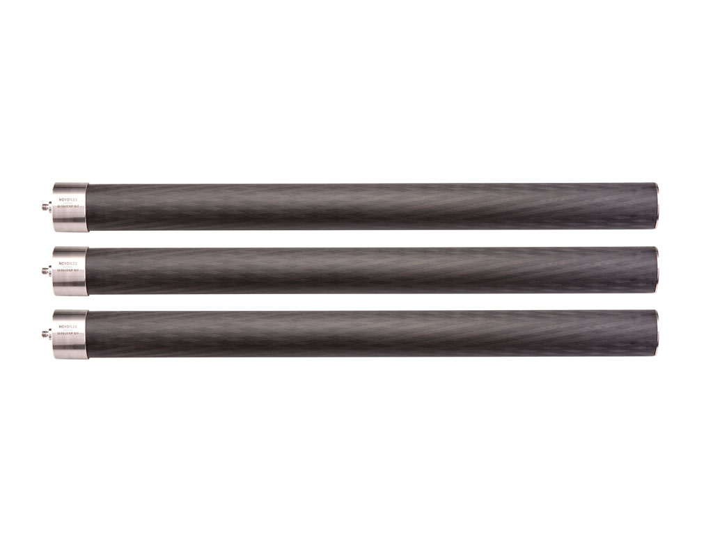 3x Carbon fiber leg extension Ø39mm / 50cm / 19.7" 