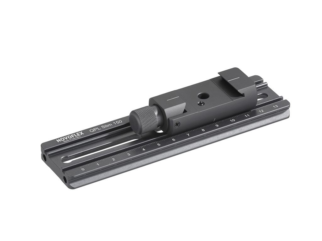 Clamping plate Slim 150 x 39 mm w. Q=MOUNT Mini 