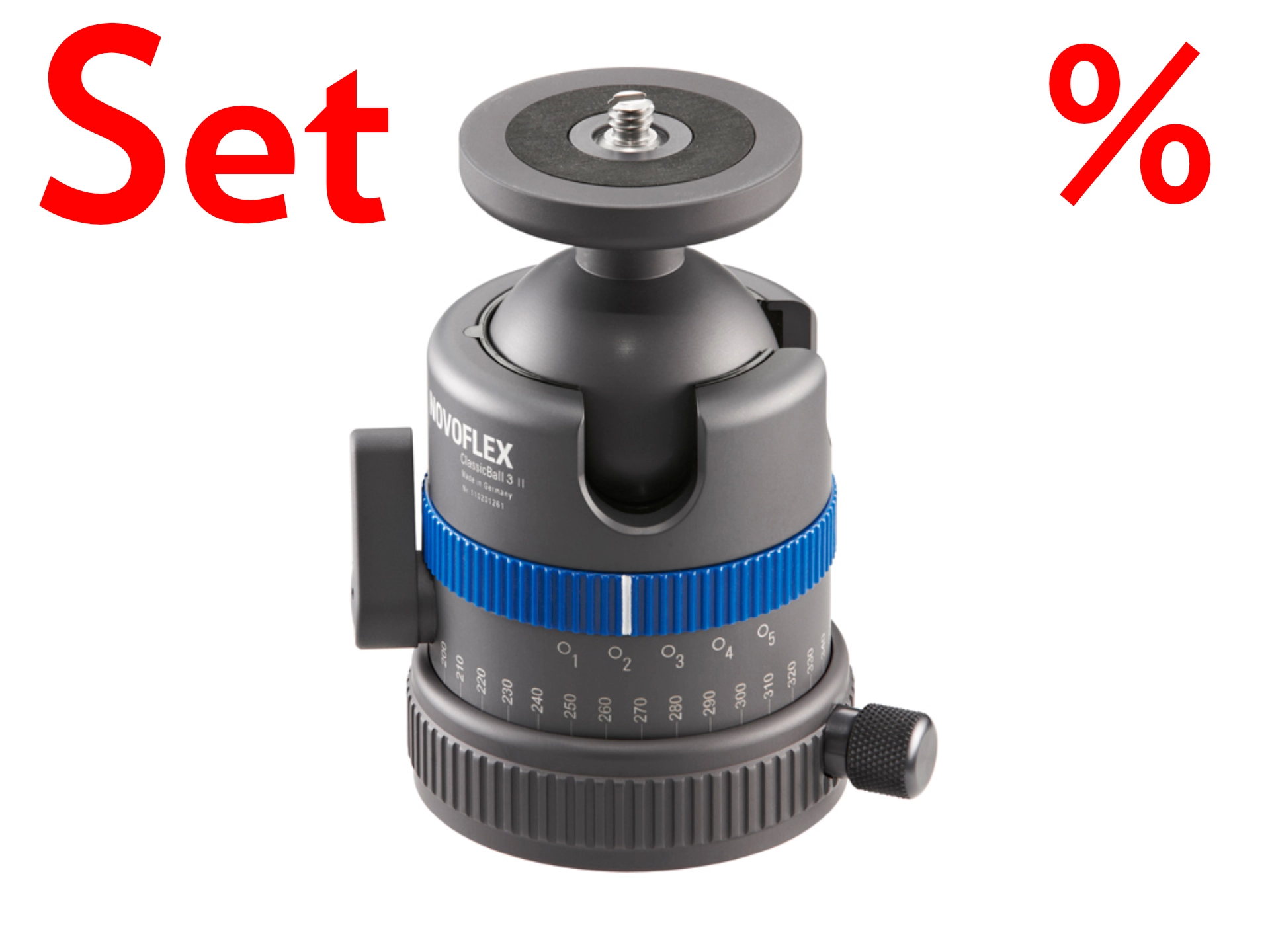 ClassicBall 3II Set with Q=MOUNT and QPL 1 The perfect set for demanding photographers