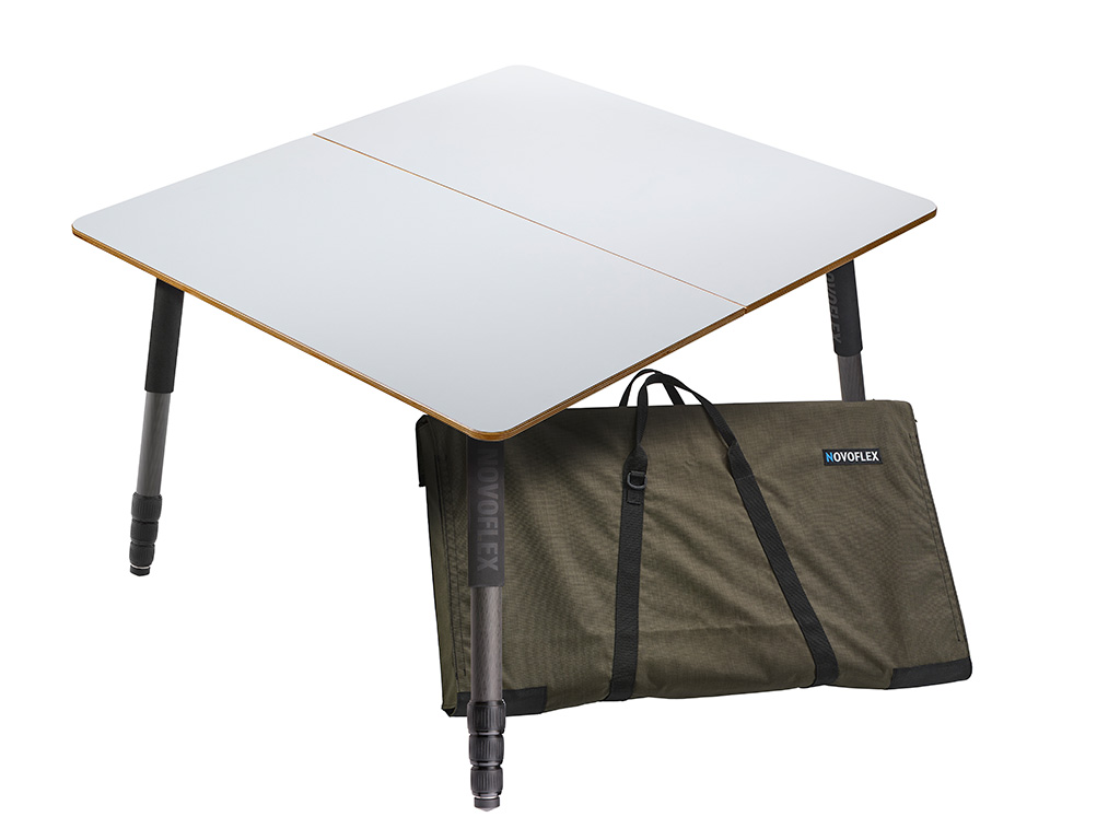 Quadro Table Multifunctional Table w/ 4-Section Carbon Fiber Legs