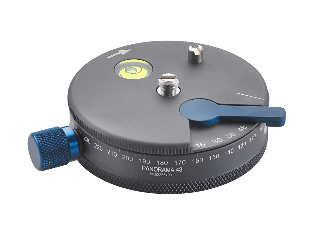 Universal-Panorama panning base w. click stops 16, 30, 36, 48 