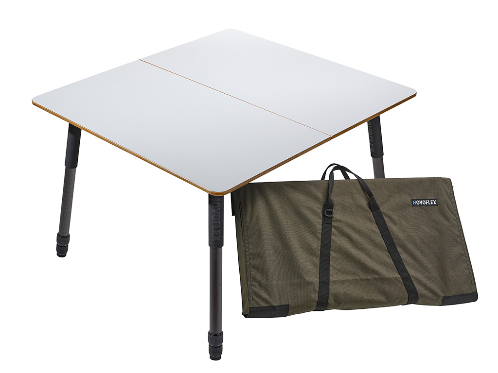 Quadro Table Multifunctional Table w/ 3-Section Carbon Fiber Legs