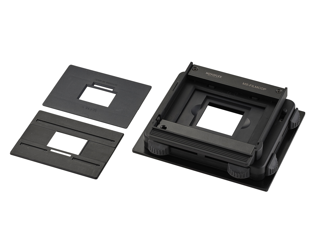 Slide- and Negative Duplicator f. MS-MACRO-REPRO incl. inserts for 35mm slides in 5x5cm mounts and 24x36mm format masks